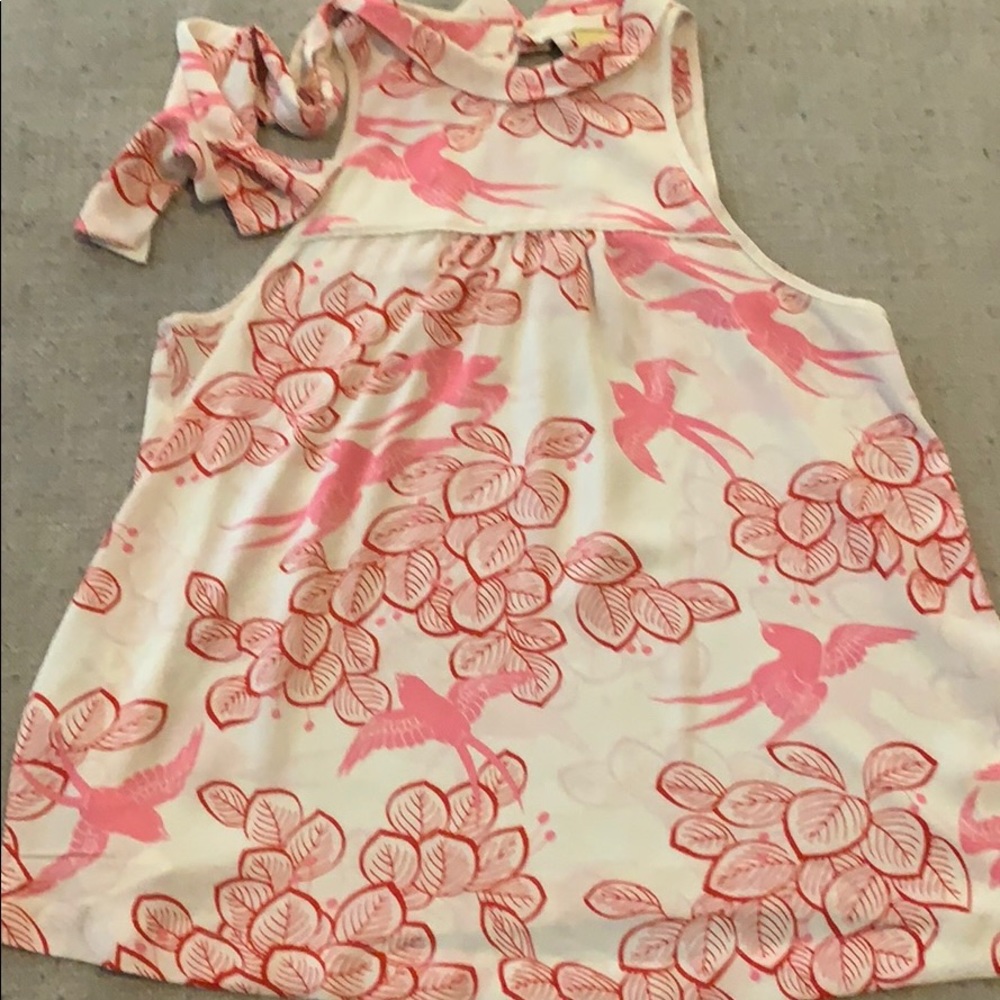 Maeve flowy top with neck tie size 6